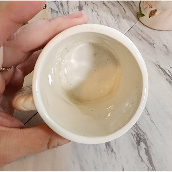 Vintage Hand-Painted Unicorn Mugs Set of 4 3D Horn Handles 70s/80s Fantasy Art - Picture 12 of 16